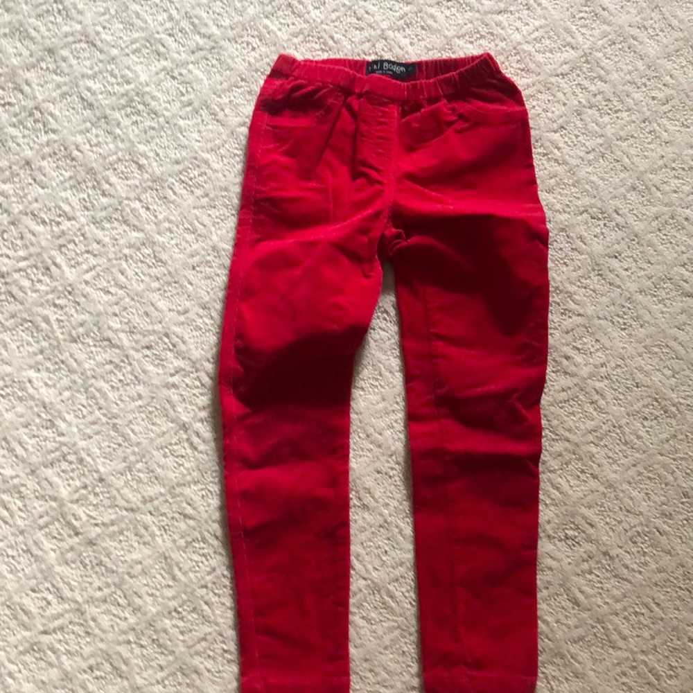 Mini Boden red corduroys